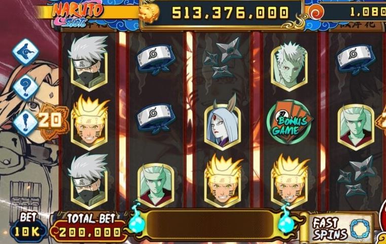 Naruto là trò chơi hấp dẫn trong danh sách game nổ hũ cuốn hút