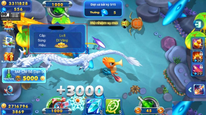 Bắn cá cao thủ tận dụng tính năng hỗ trợ phù hợp